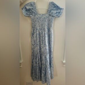 New ✨ 100% Cotton Beautiful Summer Paisley Maxi Dress, Size Small